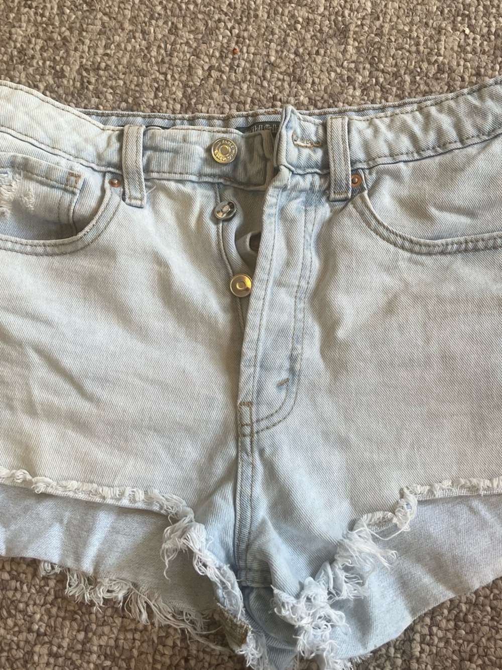 wild fable Light Wash Distressed Denim Shorts